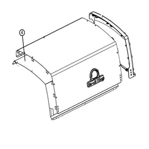 Couvercle à double paroi avec protection thermique Broil King, Baron 490