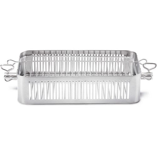 Panier à rôtisserie Napoleon en acier inoxydable, réglable