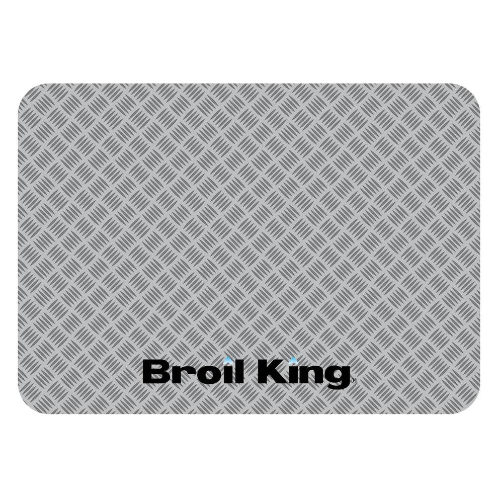 Broil King grill mat floor protection grill pad silver 140 x 90 cm