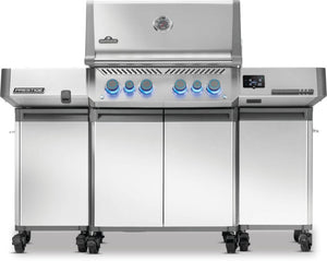 Armadietti laterali Napoleon Prestige - acciaio inossidabile - set di 2
