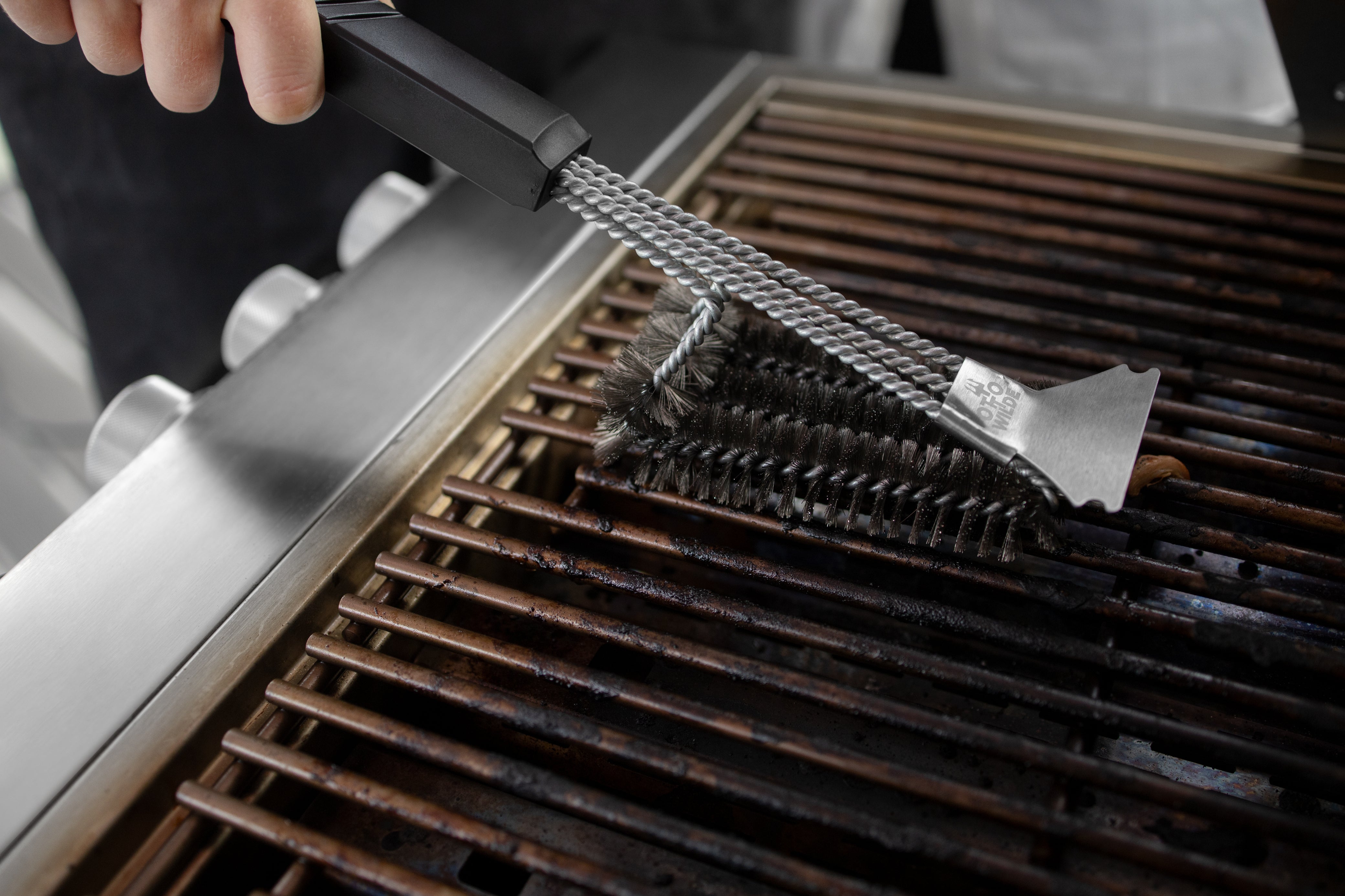 Spazzola per barbecue Otto Wilde, acciaio inox