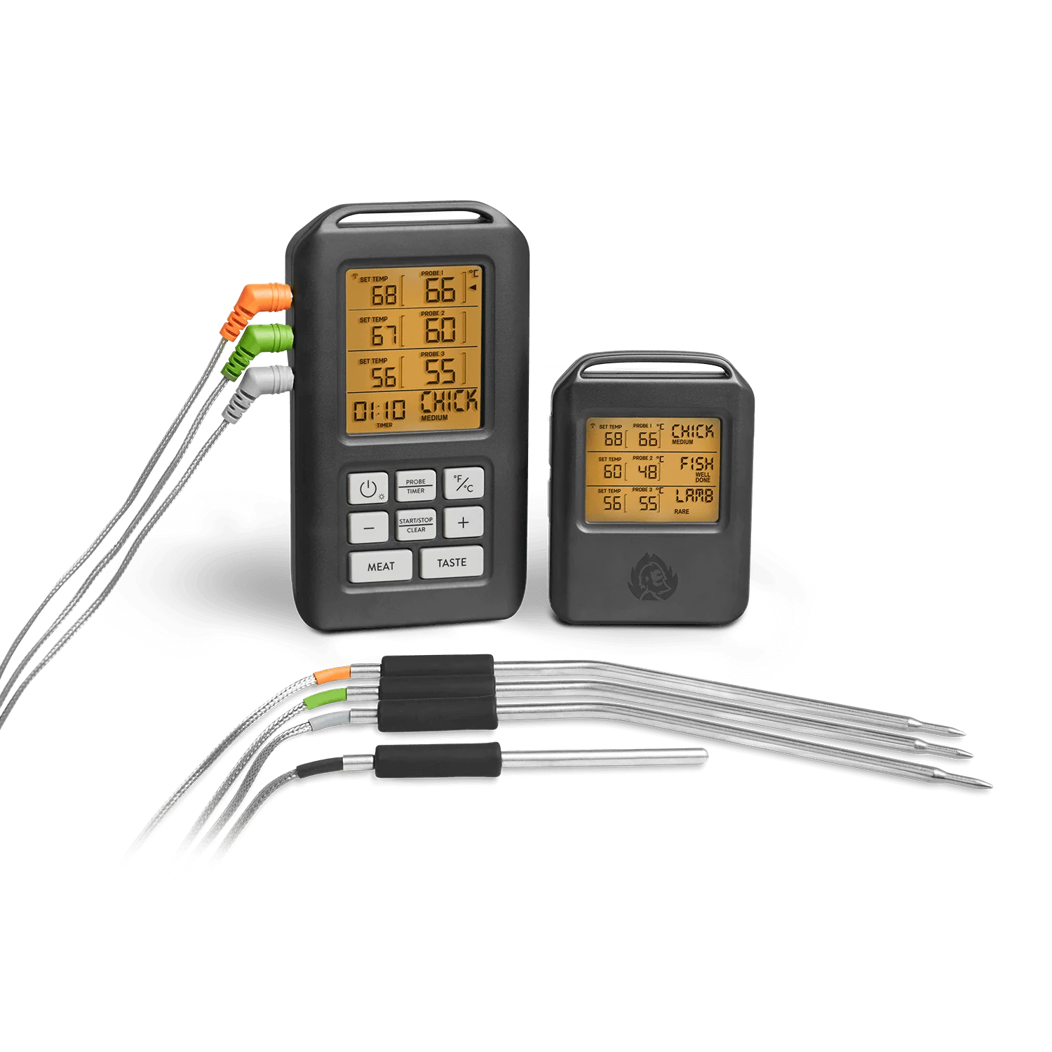 Burnhard Grillthermometer mit 4 Sonden