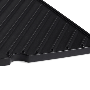 Piastra in ghisa Burnhard, bifacciale WAYNE Serie 2 a 2 fuochi | 23,5 x 35 x 1,5 cm