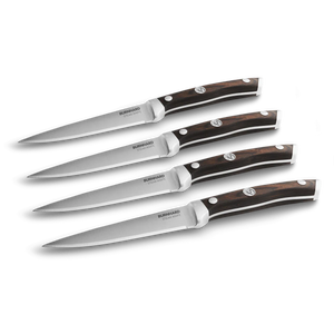 Burnhard Steakmesser-Set 4-tlg. & Einstich-Thermometer, klappbar