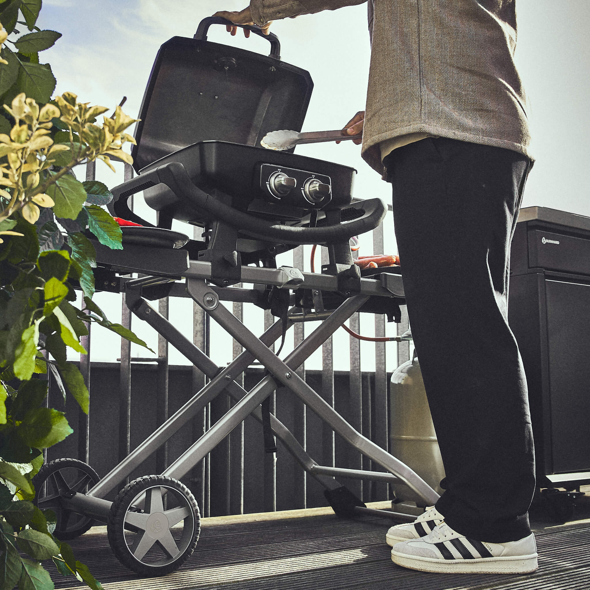Burnhard WAYNE Rollwagen für Balkongrill