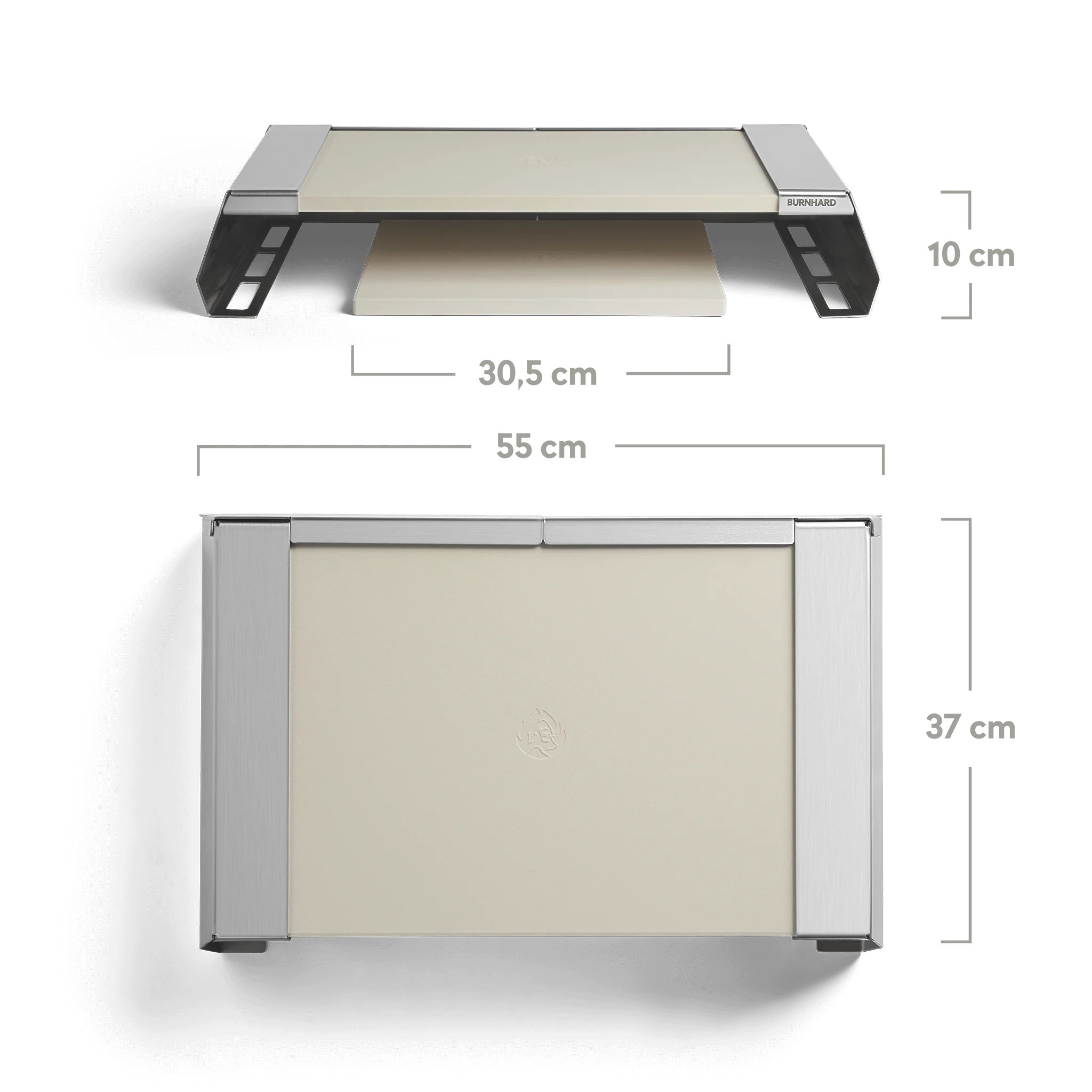 Burnhard Pizzaaufsatz Starter-Set 2-tlg. (Pizzaschieber 36cm)
