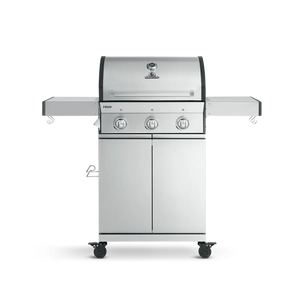 Burnhard FRED Basic Gasgrill 3-Brenner mit Gusseisenrost