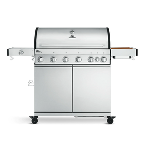 Burnhard Fat FRED Deluxe Gasgrill 6-Brenner Edelstahl mit Edelstahlrost (Series 3)