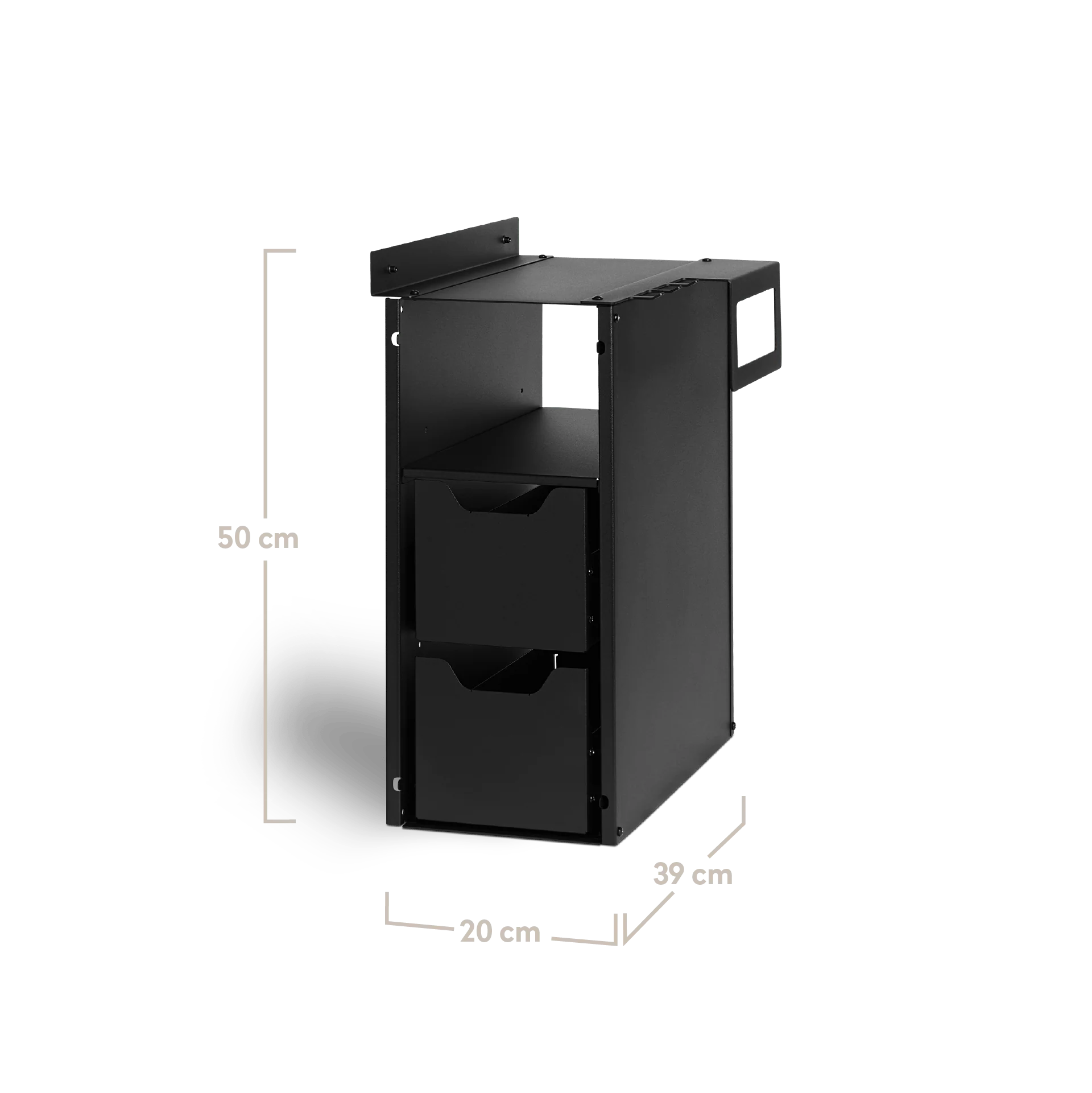 Burnhard Einbauregal für Gasgrill FRED 20 cm