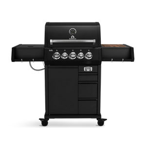 Burnhard EARL Premium-Gasgrill 3-Brenner Black Edition mit Edelstahlrost