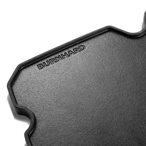 Burnhard Grillplatte Gusseisen beidseitig WAYNE Jr. 1-Brenner | 21.5 cm x 32 cm x 0.7 cm