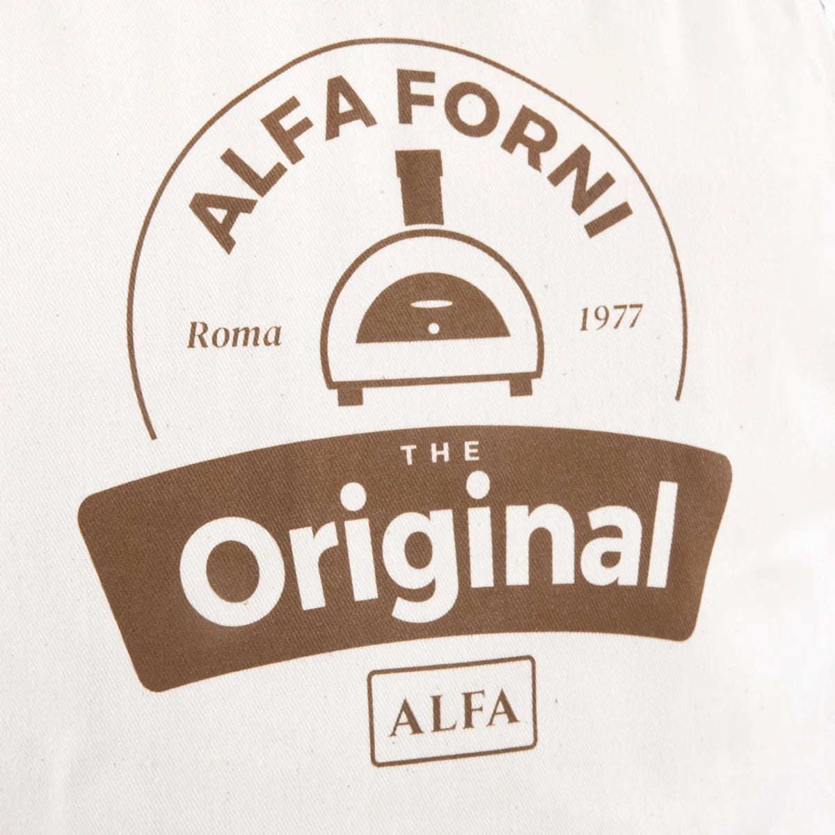 Delantal de cocina "original" Alfa Forni, Delantal Alfa Original, beige