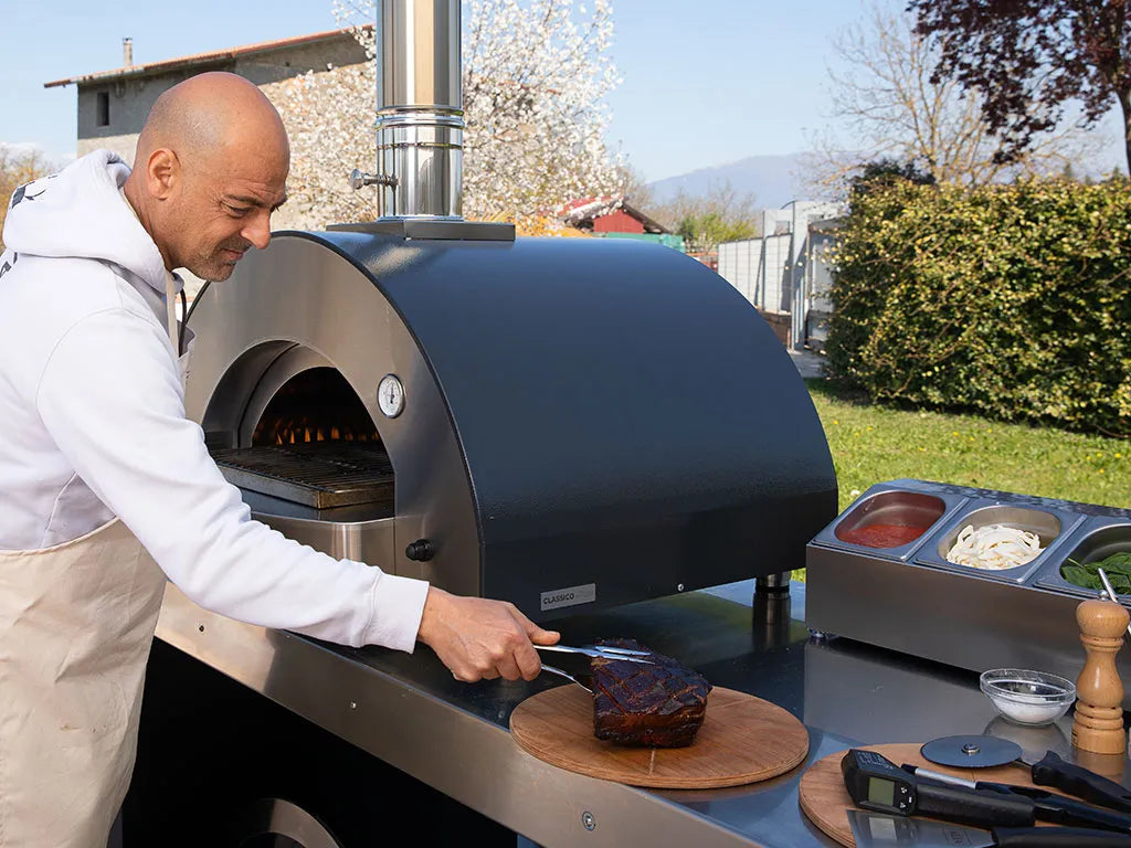 Alfa Forni Low & Slow Kit, 5Pizze Wood Moderno