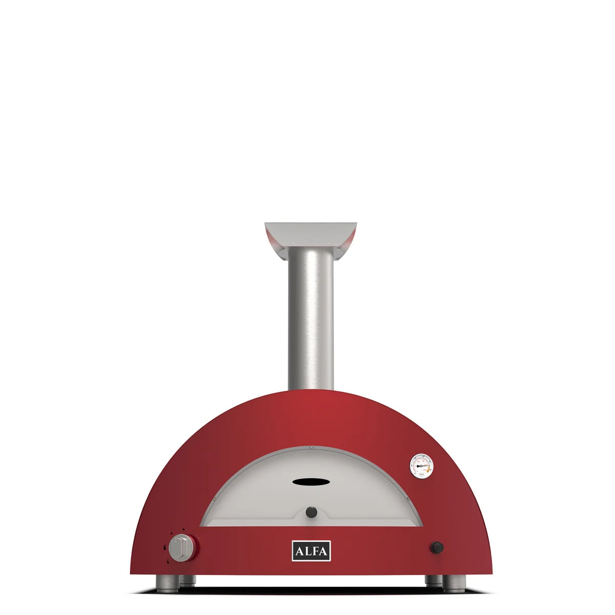 Alfa Forni Moderno 2 Pizze, wood, yellow