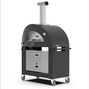 Alfa Forni Moderno, base 3 pizzas, negro