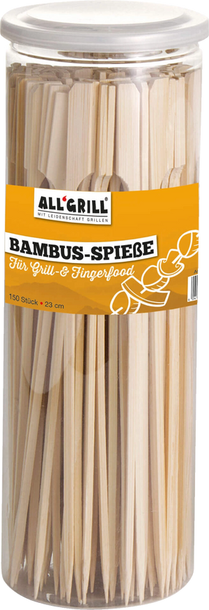 Produktbild ALL’GRILL Bambus Spieße, 150Stk. 23cm