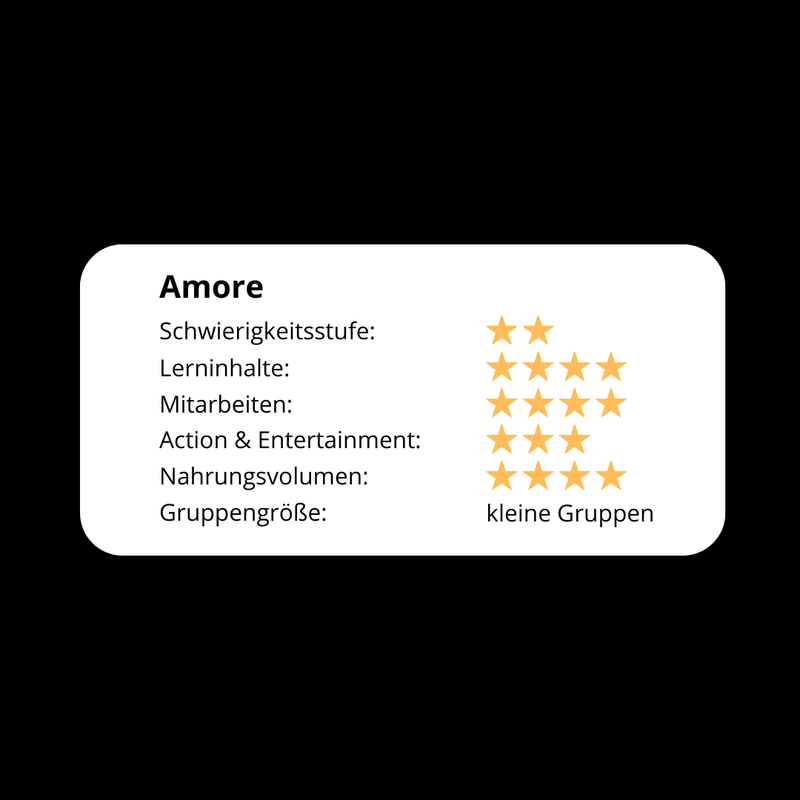 Amore Seminar evaluation