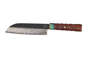 BABOSSA Heritage Santoku mit Griff aus Wüsteneisenholz, Messer