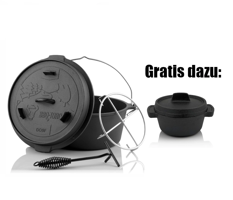 Produktübersicht BBQ-Toro Dutch Oven DO9FX, 9,0L