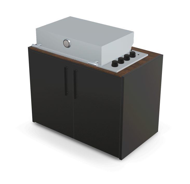 Brabura Box-Q 4-burner stainless steel