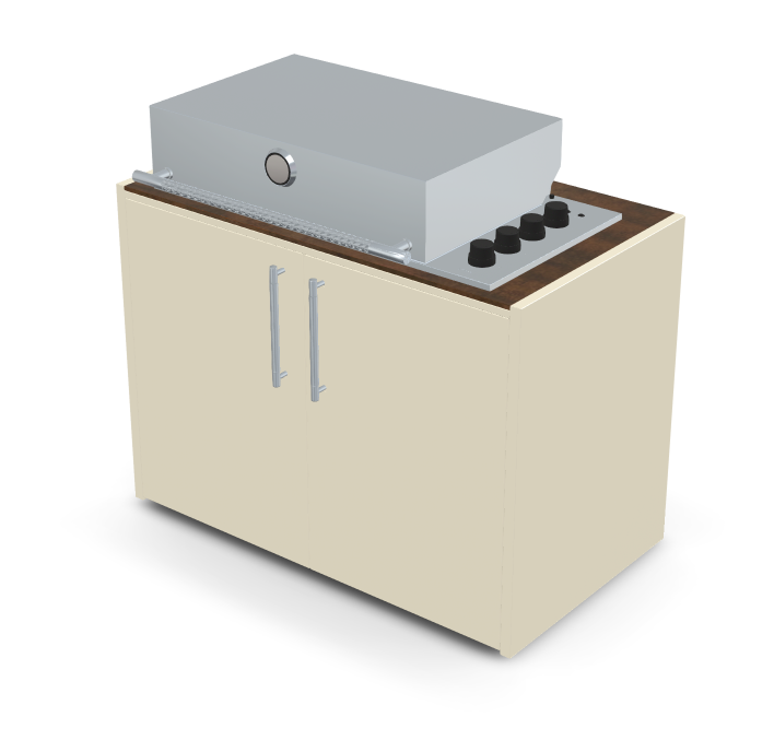 Brabura Box-Q 4-burner stainless steel