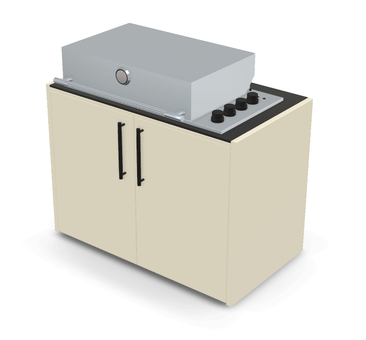 Brabura Box-Q 4-burner stainless steel