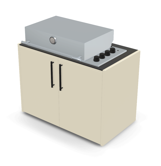 Brabura Box-Q 4-burner stainless steel