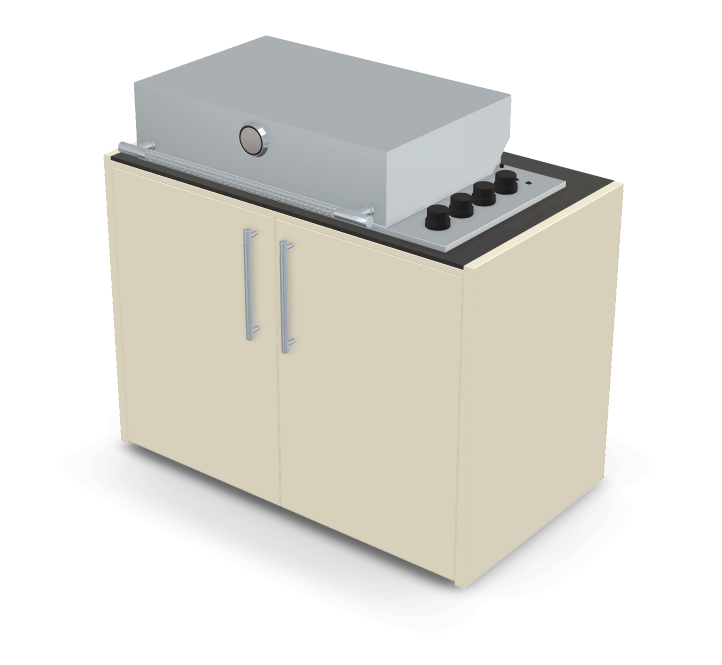 Brabura Box-Q 4-burner stainless steel