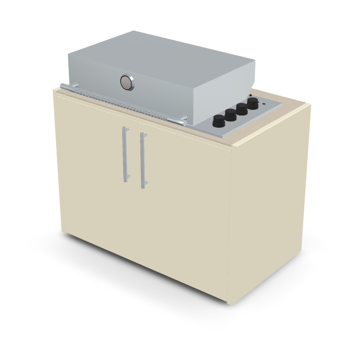 Brabura Box-Q 4-burner stainless steel