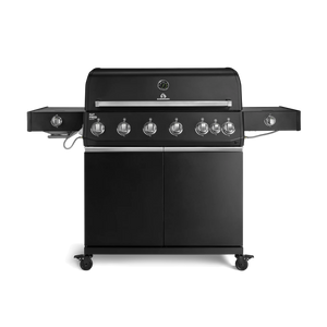 Burnhard Fat FRED Deluxe Gasgril Black Edition 6-Brenner mit Gusseisenrost (Series 4)