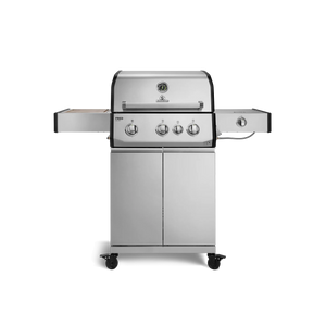 Burnhard FRED Deluxe Gasgrill 3-Brenner Edelstahl mit Edelstahlrost Series 4