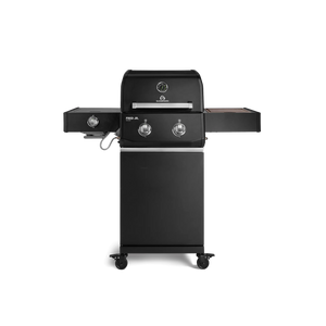 Burnhard FRED Jr. Deluxe Gasgrill Black Edition 2-Brenner mit Gussrost Series 4