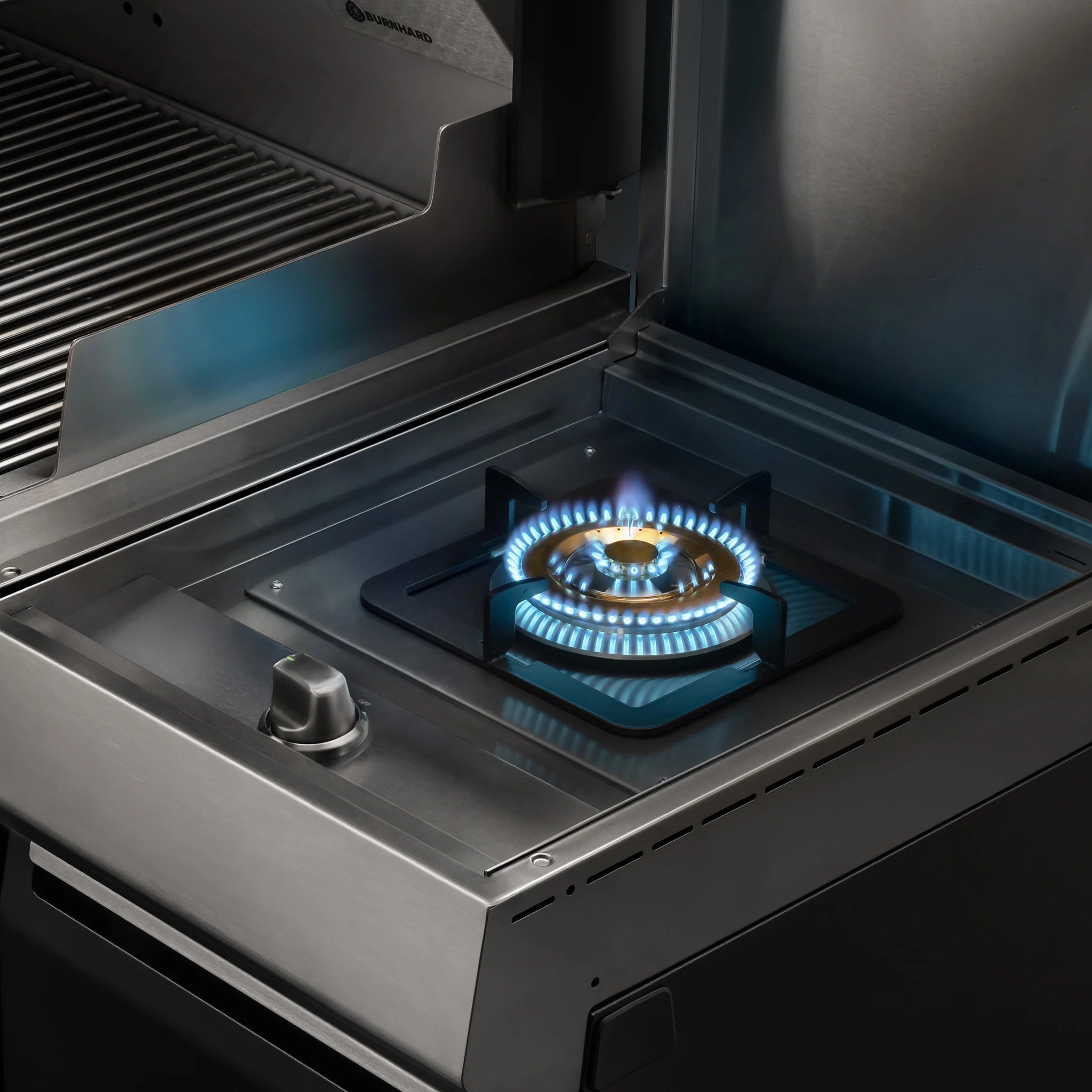 Burnhard GRANT Pro - Modularer Gasgrill 4-Brenner mit Schubladen und Edelstahlrost
