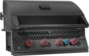 Napoleon 700-Series 32", matt black, built-in grill, incl. rotating spit