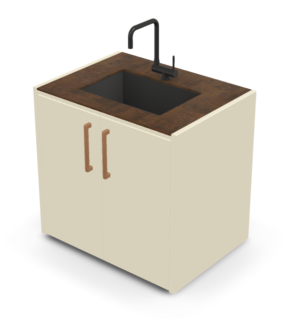 Brabura CT 90 washbasin module