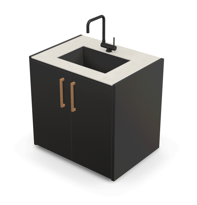 Brabura CT 90 washbasin module