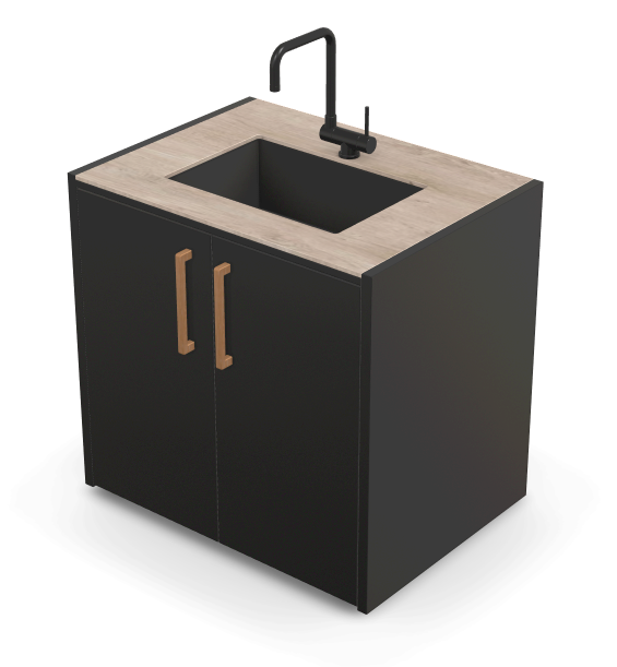 Brabura CT 90 washbasin module