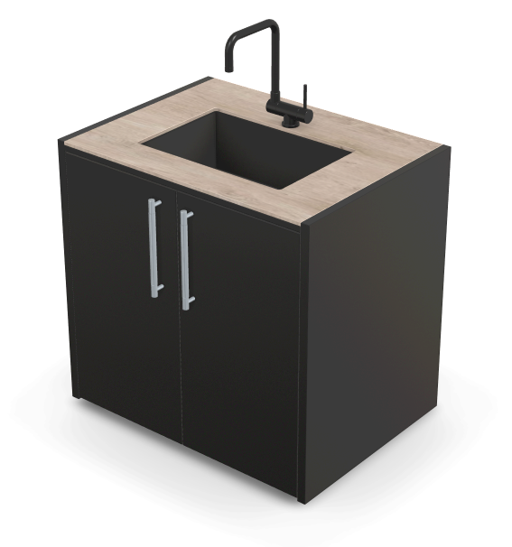 Brabura CT 90 washbasin module