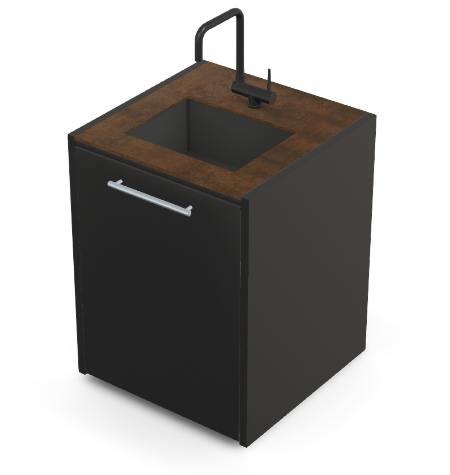 Módulo de lavabo Brabura CT 60