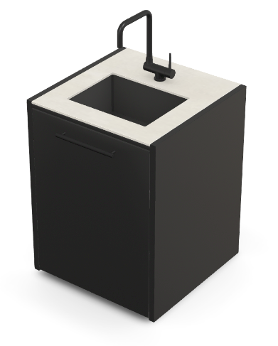 Módulo de lavabo Brabura CT 60