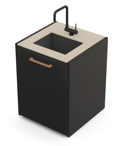 Módulo de lavabo Brabura CT 60