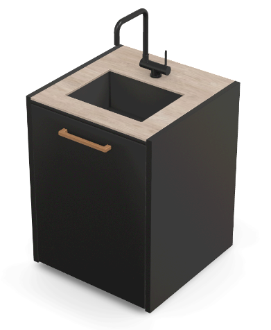 Módulo de lavabo Brabura CT 60