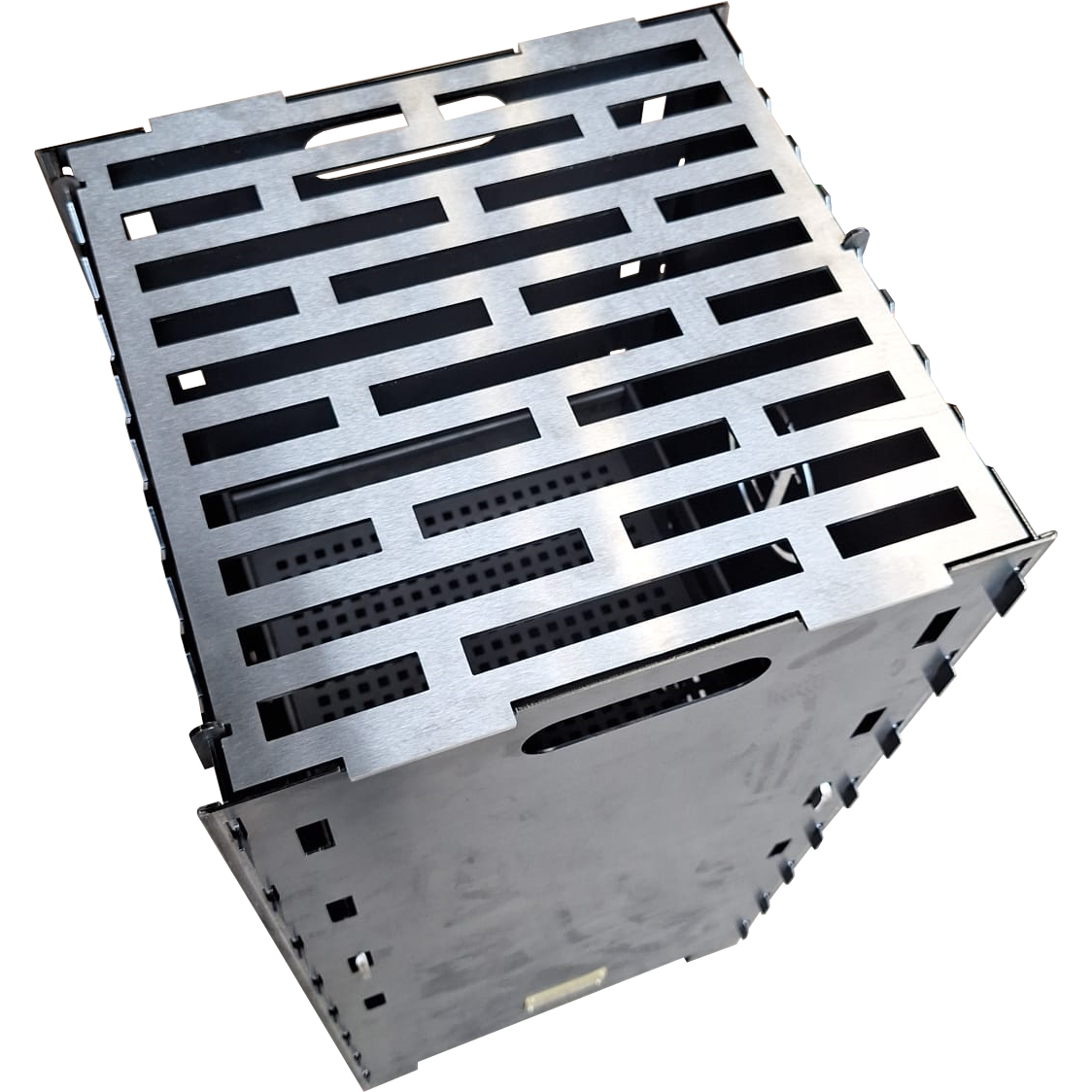 Produktbild 3 Babossa Feuertonne, Steckbar Cortenstahl mit Grillrost