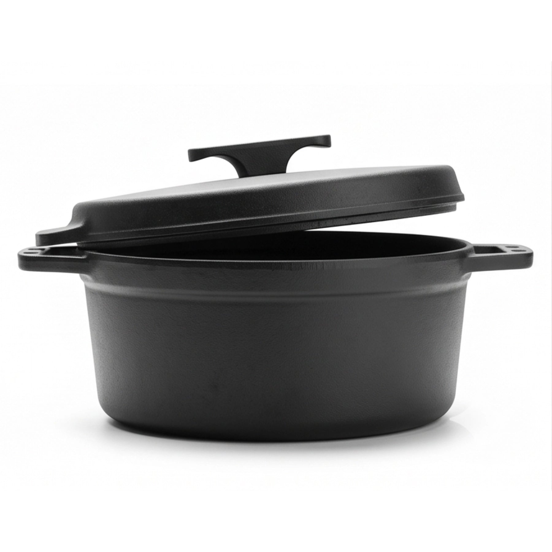 Babossa 9 piezas Innovadora Olla de Hierro Fundido | SET Levantador de Tapa y Cruz | Horno Holandés | Hecho en Alemania
