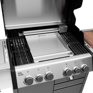 Burnhard Premium Plancha Grillplatte Einsatzpfanne EARL