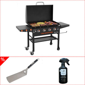 Blackstone 36″ Griddle Bundle incl. Babossa grill cleaner & turner