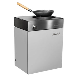 Flammkraft Block R wok module, light gray