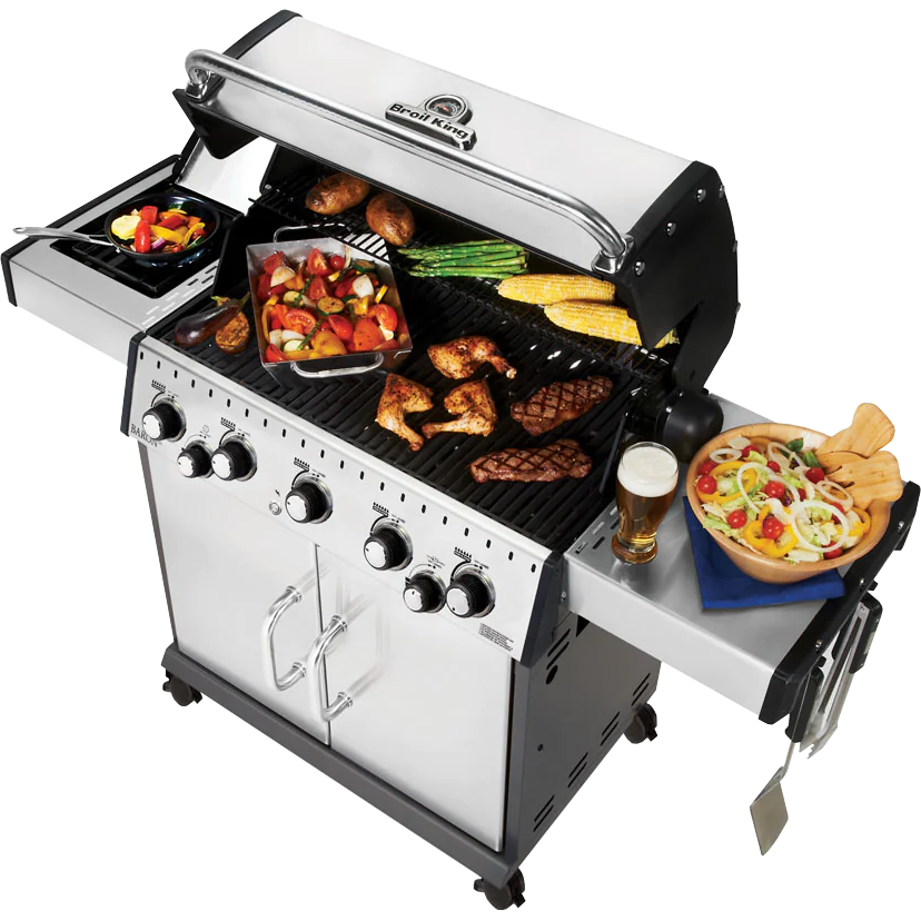 Broil King Baron S 590 IR incluye asador y quemador de infrarrojos