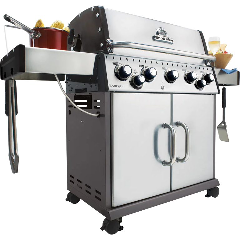 Broil King Baron S 590 IR incluye asador y quemador de infrarrojos