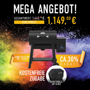 Zestaw Broil King Crown Pellet 500 z pokrywą